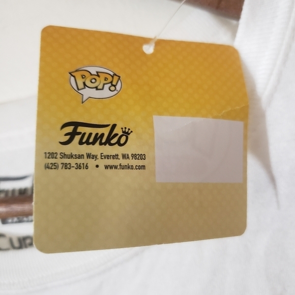 Funko Pop Tees Cuphead Crewneck T-Shirt White Blue Orange Mens Size 2X New - Picture 4 of 7